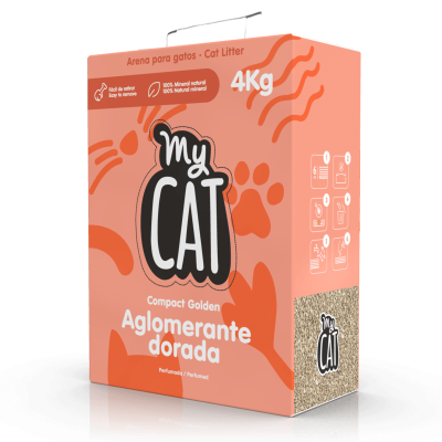 MyCat Arena de Gatos Bentonita Compact 4KG