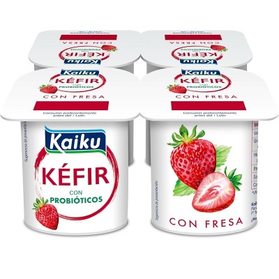 Kaiku Kefir Con Fresas 4Ux125G