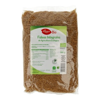El Granero Fideos Integrales 500G