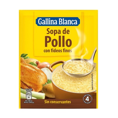 Gallina Blanca Sopa Pollo Con Fideo 71G