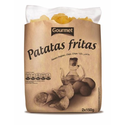 Gourmet Patata Tradicional Frita 2 bolsa x 150G