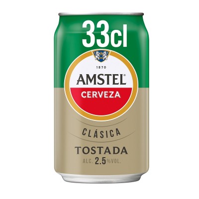 Amstel Clásica Tostada Lata 33CL