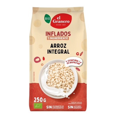 El Granero Arroz Integral Hinchado 250GR