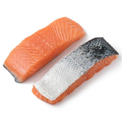 Salar Porción Salmón Con Piel 140/180G 1KG Aprox.