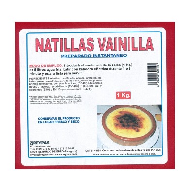 Reypas Natilla Vainilla 1KG