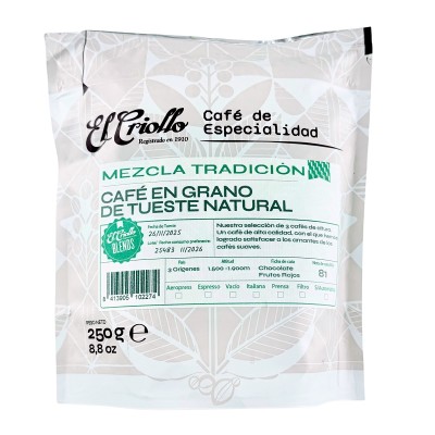 Criollo Mezcla Tradición en Grano 250GR
