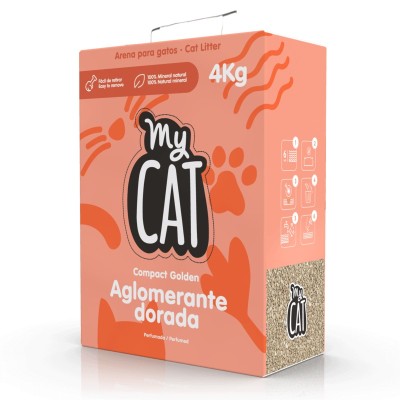 MyCat Arena de Gatos Bentonita Compact 4KG
