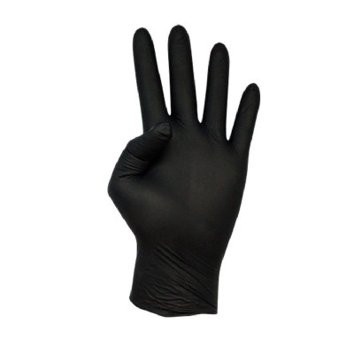 Guante Nitrilo Negro XL 100U