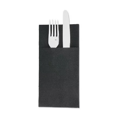 Servilleta Kanguro 40x40 Negro 30U