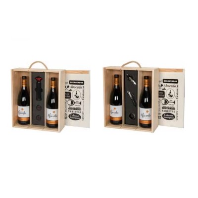 Caja de Madera 2BT + Flocado