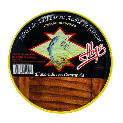 Hoyo Filete de Anchoa Cantábrico en Aceite de Girasol 500G