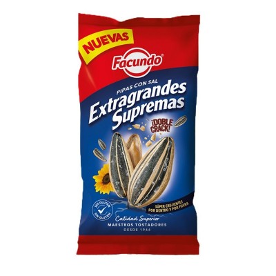 Facundo Pipas Extragrandes Con Sal 170G