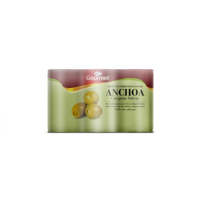 Gourmet Aceituna Rellena Sin Hueso Pack de 3