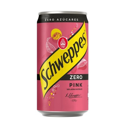 Schweppes T¾nica Pink Zero Lata 25CL