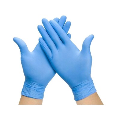 Guante Nitrilo Sin Polvo Azul M 100U