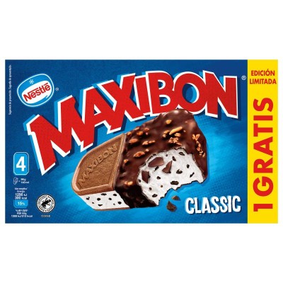 Maxibon Helado Nata 3+1