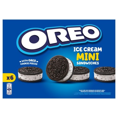 Oreo Helado Sandwich Nata Mini 6U