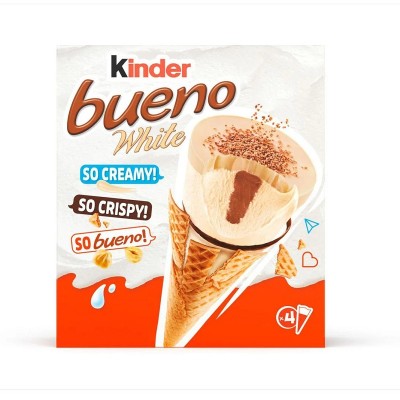 Kinder Bueno Helado Blaco Cono 4U