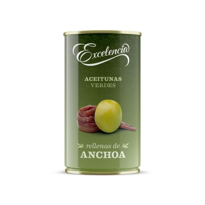 Excelencia Aceitunas Verdes Rellenas Lata 150G.