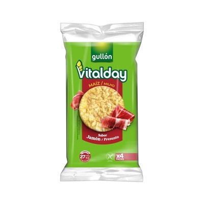 Gullon Vitalday Tortitas Jamon 103gr