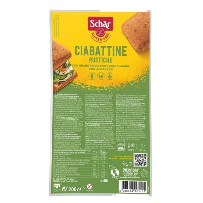 Schar Ciabattine Rustiche Pan de Chapata 200G