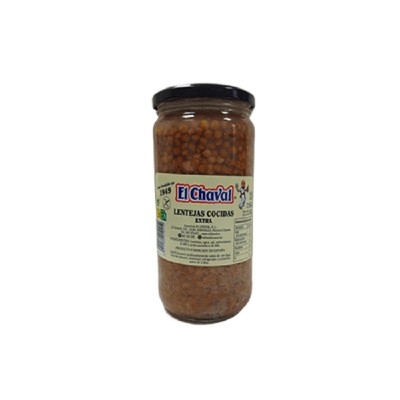 El Chaval Lenteja Extra Cocida 450G
