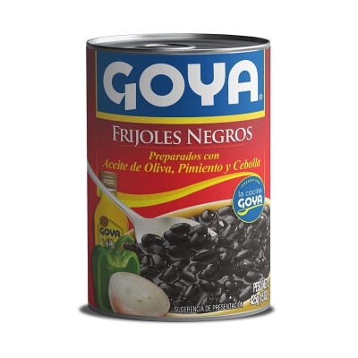 Goya Frijol Negro Guisado Lata 425G