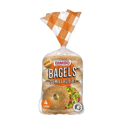 Bimbo Bagels Semillas 4U 300G