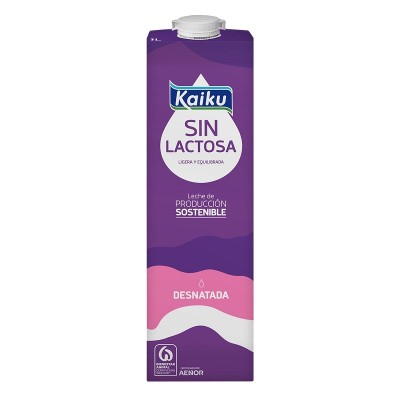 Kaiku Sin Lactosa Desnatada Brik 1L