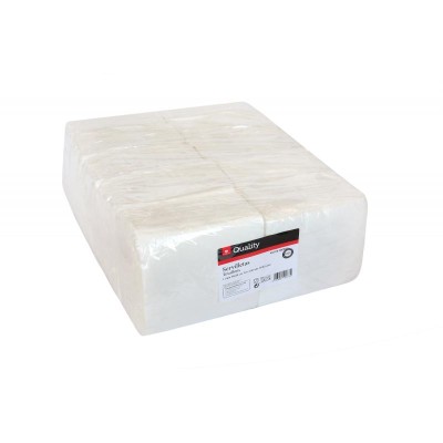 Quality Servilleta Blanca 30x30 1Capa 10x100U
