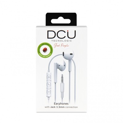 DCU Auricular Jack Stereo Blanco