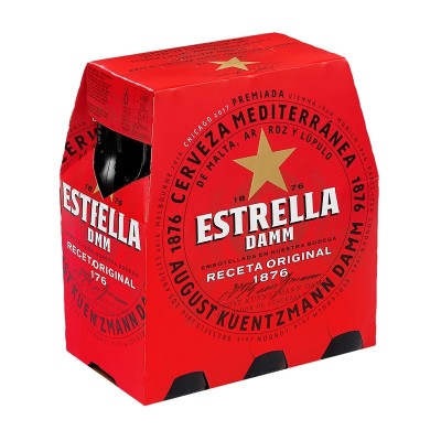 Estrella Damm Pack 6BT 25CL