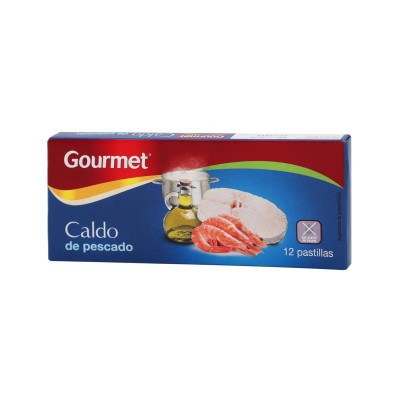Gourmet Caldo Pescado 120G 12 Pastillas