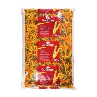 Gourmet Pasta Espiral Tricolor 5KG