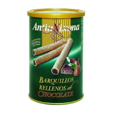 Antiu Xixona Barquillos Rellenos de Chocolate 200G