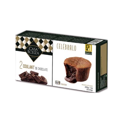 Casa Eceiza Coulant de Chocolate 100G 2U