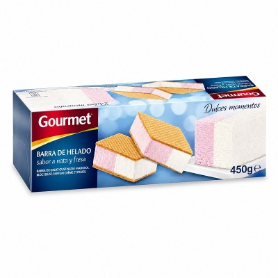 Gourmet Helado Barra Nata/Fresa 510G
