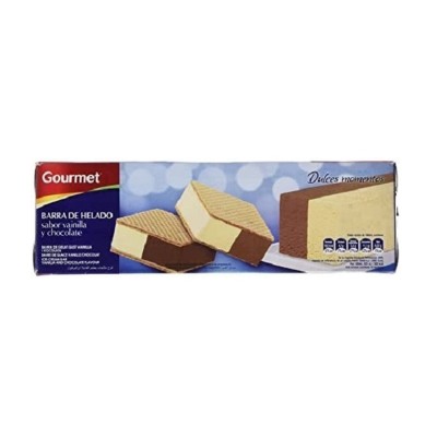 Gourmet Helado Barra Vainilla/Choco 510g