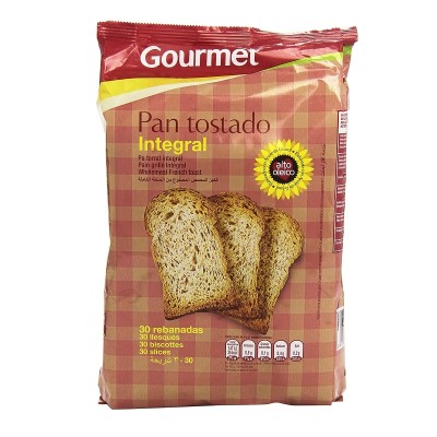 Gourmet Pan Tostado Integral 270G
