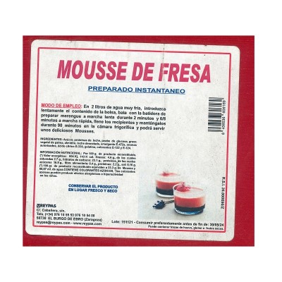 Reypas Mousse Fresa 1KG