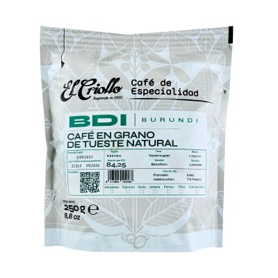 Criollo Burundi en Grano 250GR
