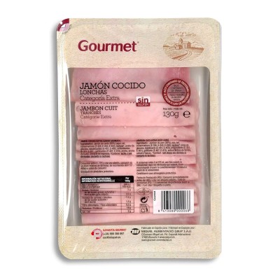Gourmet Jamon Cdo.Ext.F.Lonchas 130GR 12U