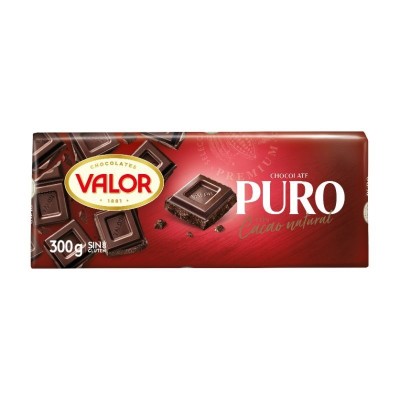Valor Tableta Chocolate Puro 300G