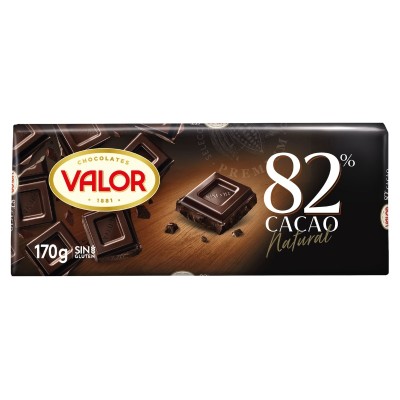 Valor Chocolate Negro 82% 170G