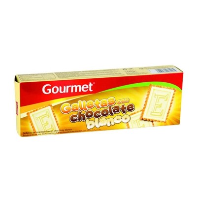 Gourmet Galleta Con Chocolate Blanco 150G