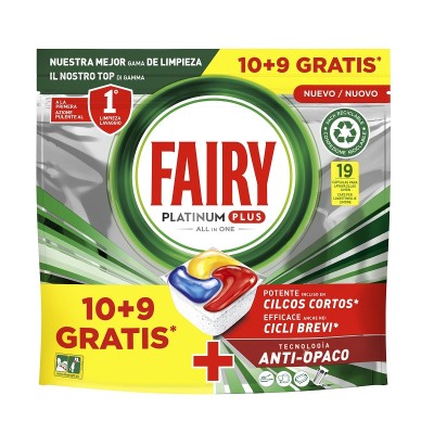 Fairy Platinum Plus 10 + 9 Gratis