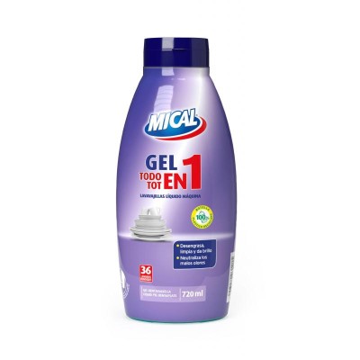 Mical Lavavajillas Maquina Gel 720ML