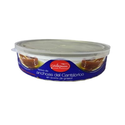 Arlequín Anchoa Cantábrico en Aceite de Girasol Lata 280 G