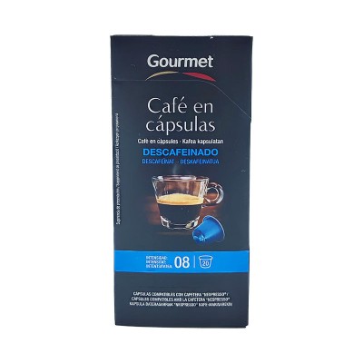 Gourmet Cápsulas Compatibles Nespreso Descafeinado 20U