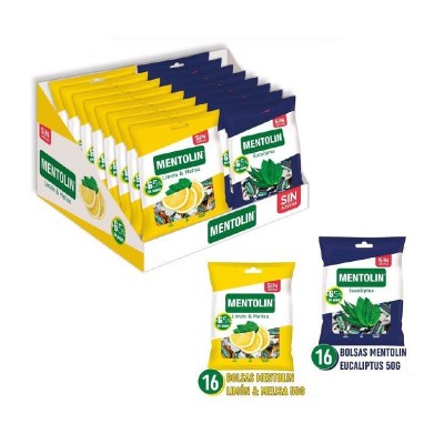 Mentolín Eucaliptus - Limón 50G 32U
